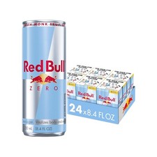 (24 Pack) Red Bull Zero Sugar Free Energy Drink with Monk Fruit Extract, 8.4 Oz