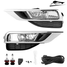 For Honda CRV 2015-2016 Front Bumper Fog Light Assembly w/Wiring RH+LH Side