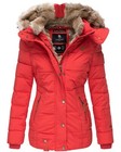 Marikoo Damen Winterjacke Steppjacke Kurz Parka Jacke Kapuze gefüttert Nekoo NEU