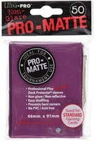 Ultra Pro Standard Sleeves - Pro-Matte - Non Glare - Blackberry (50 Sleeves)
