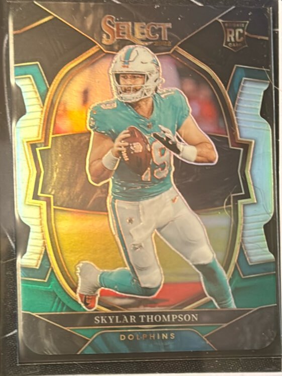 2022 Panini Select #96 Skylar Thompson - Miami Dolphins