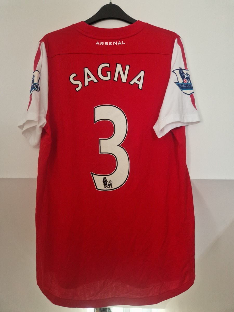 ARSENAL Player Issue Match Worn 2011/2012 SAGNA Football Shirt