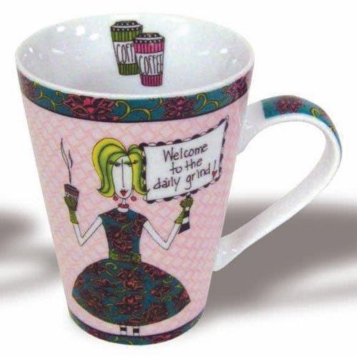 Taza de trabajo de porcelana Dolly Mama de Joey Welcome to Daily Grind regalo imagen en caja - Imagen 1 de 2