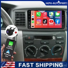 Apple Carplay Android 13 Car Stereo Radio GPS WIFI For Toyota Corolla 2002-2006