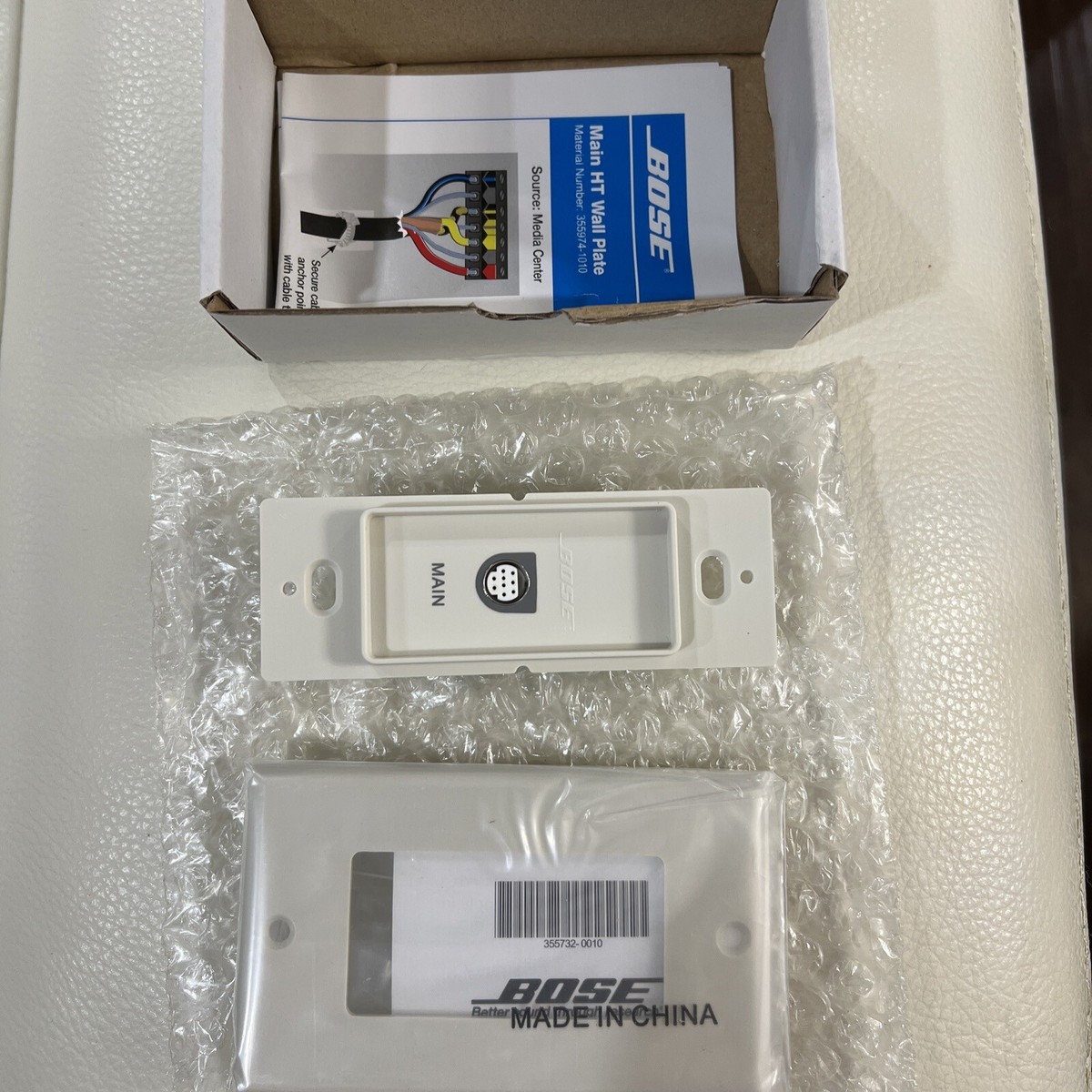 Bose 034247 Single Source Destination Wall Plate White for Bose 034247 Single Source Destination Wall Plate White for