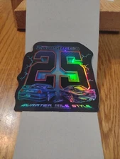 2002 Prism Vending Machine Sticker NOS. ZUM SPEED 25 QUARTER MILE STYLE. STB