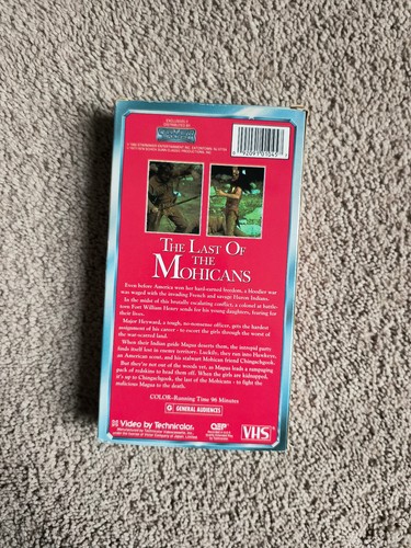 Last of the Mohicans (VHS) - Picture 3 of 5