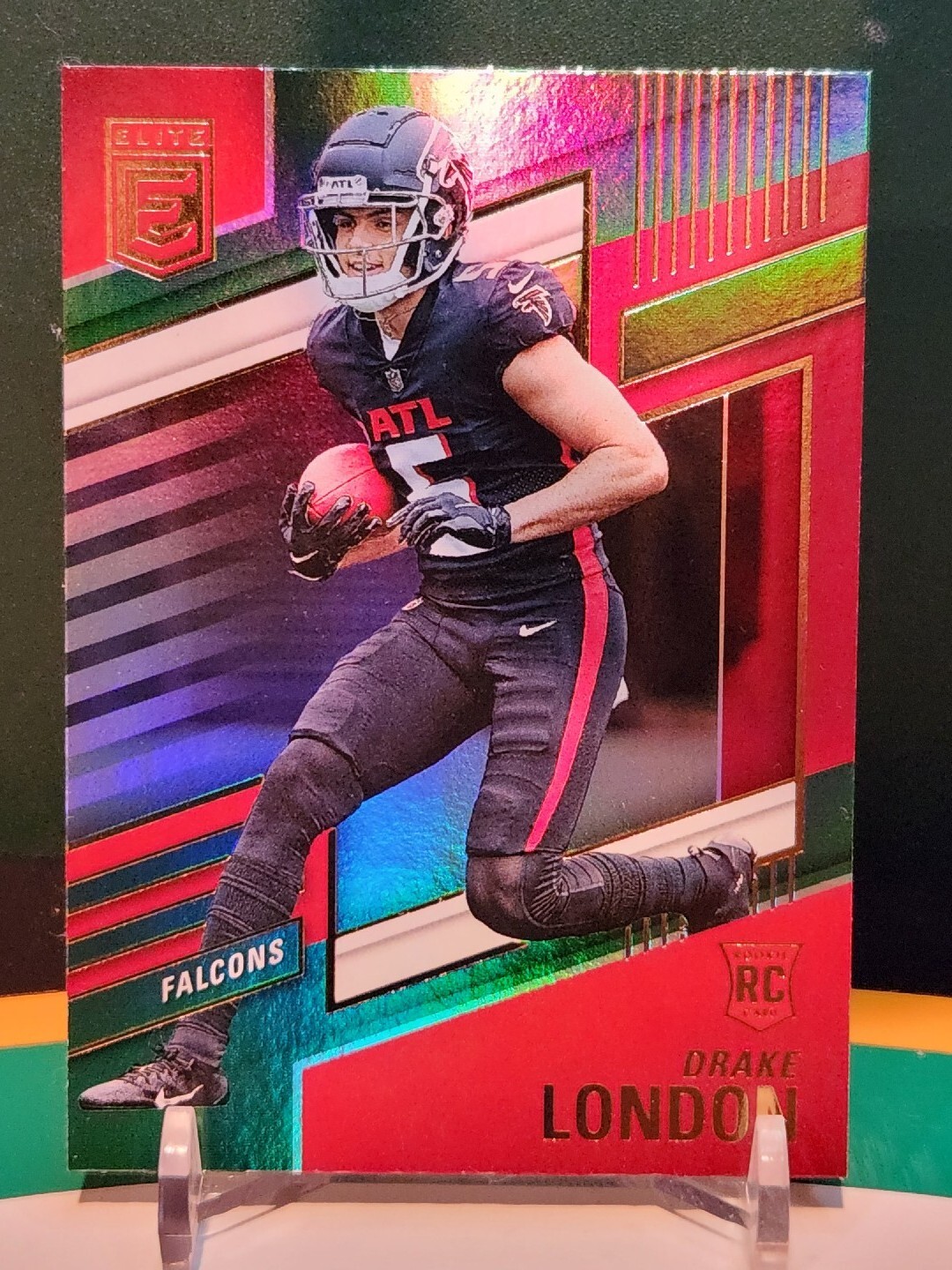 2022 Donruss Elite - Green Rookie #120 Drake London (RC) - Atlanta Falcons