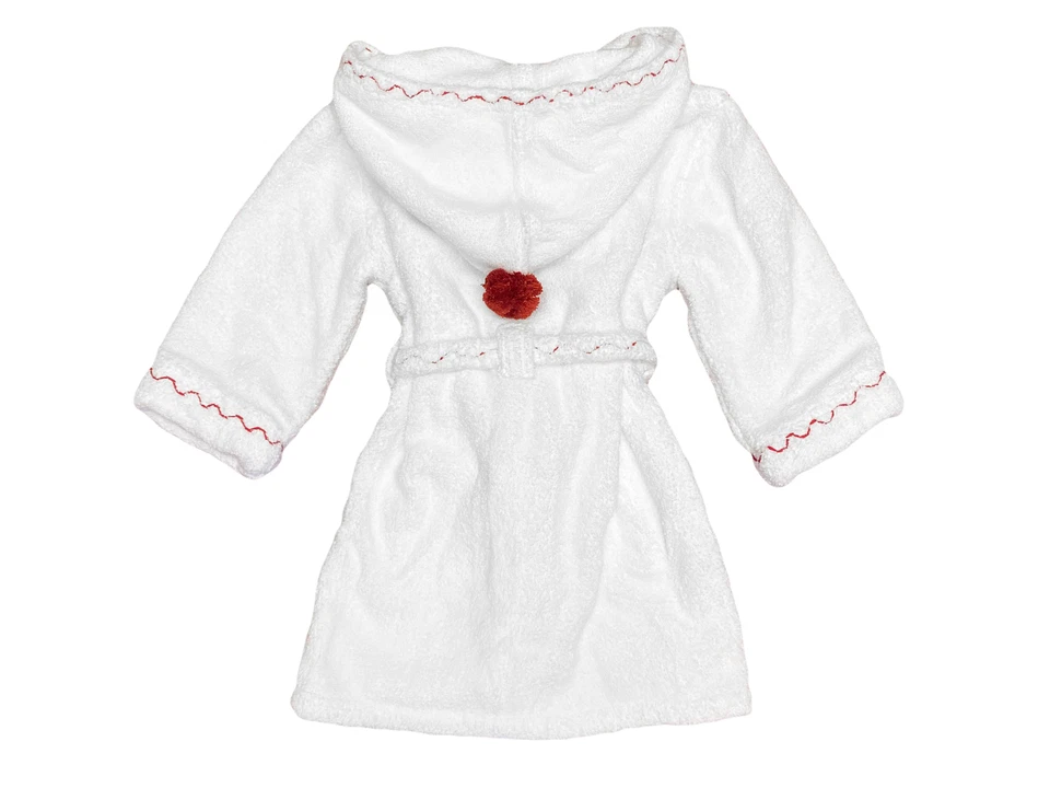 Roberta Roller Rabbit Unisex Kid's Fon Fon Robe Small Red - Image 2 of 2