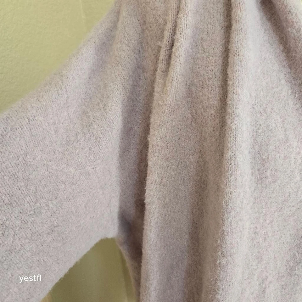 Cárdigan suéter Anthropologie XL púrpura para dormir en la nieve Foto 4 de 4