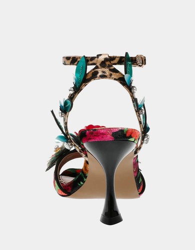 Betsey Johnson Karrac KARR01S5 Sandals Womens 6.5 Multicolor Ankle Strap ZPO2664 - 第 5/14 張圖片