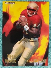 1994 FLEER WILLIAM FLOYD NFL PROSPECTS #8 SAN FRANCISCO 49ERS ROOKIE RC 