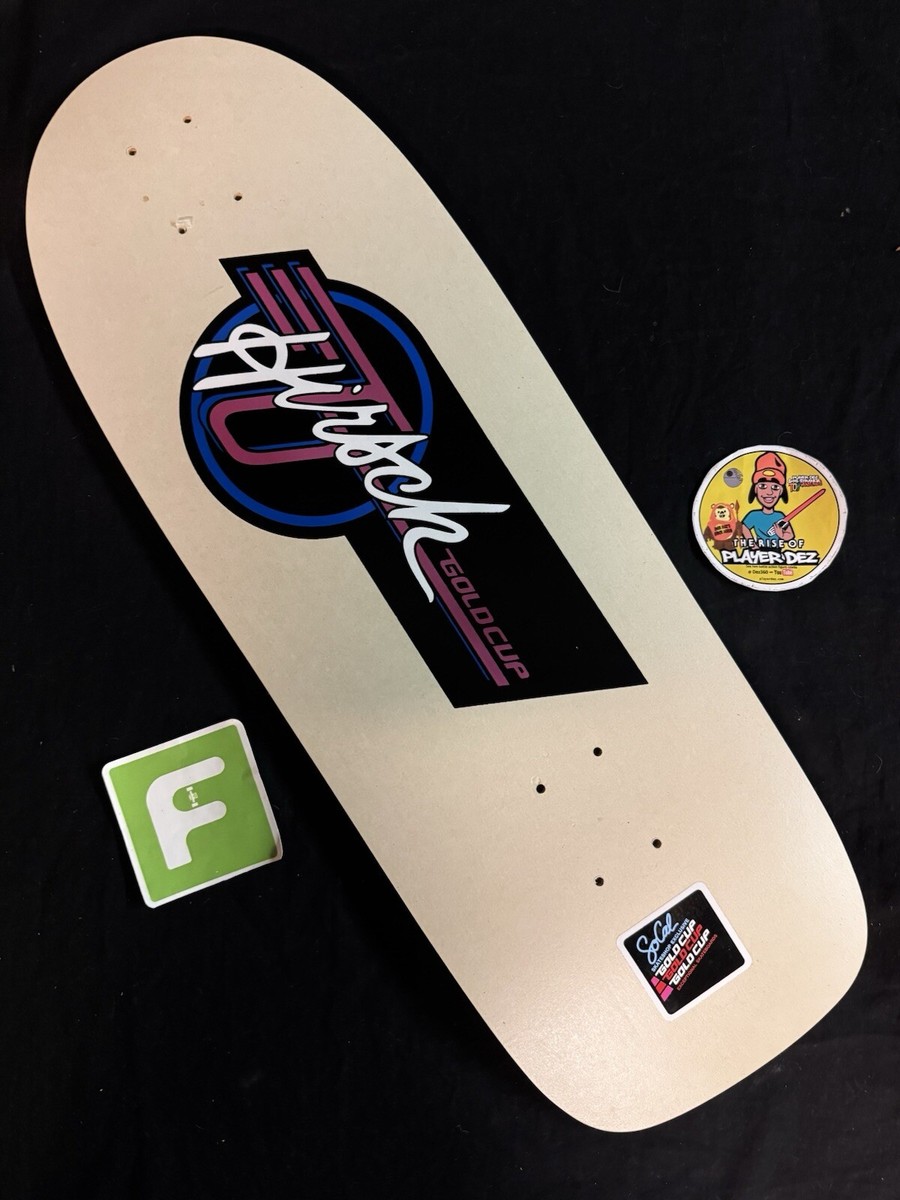 SUPER RARE Steve Hirsch Gold Cup 1980 Reissue Skateboard Deck