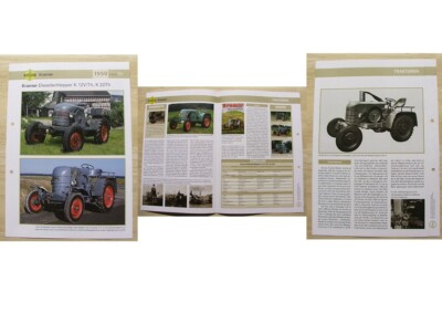 KRAMER Traktor Schlepper K 12V / Th, K 22Th 1950 Weltbild