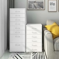 Home Office Drawer Metal Filing Cabinet Mobile File Cabinet Storage Cupboard
