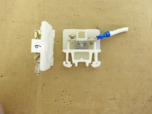 LOT OF 16 ALLEN BRADLEY 1492 TYPE CA WHITE TERMINAL BLOCK END BARRIER FIRE ALARM - Picture 2 of 2