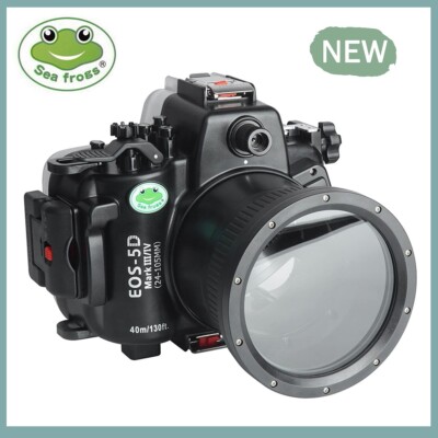 SeaFrogs 40M/130ft Underwater Camera Housing for Canon 5D III Mark