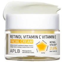 APLB Retinol Vitamin C Vitamin E Facial Cream 55ml Bright Elasticity Tight Pore