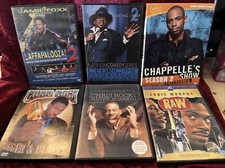 Stand-Up Comedy DVD Lot of 6 Chris Rock,Eddie Murphy,Jamie Fox Chapppel,Cedric