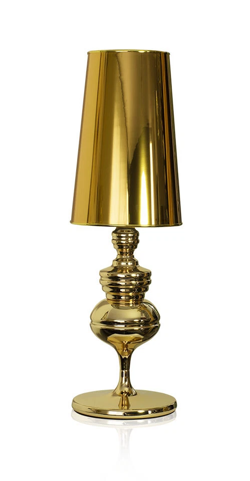 Lampada Da Tavolo Gigante In Oro H80cm - Immagine 2 di 4