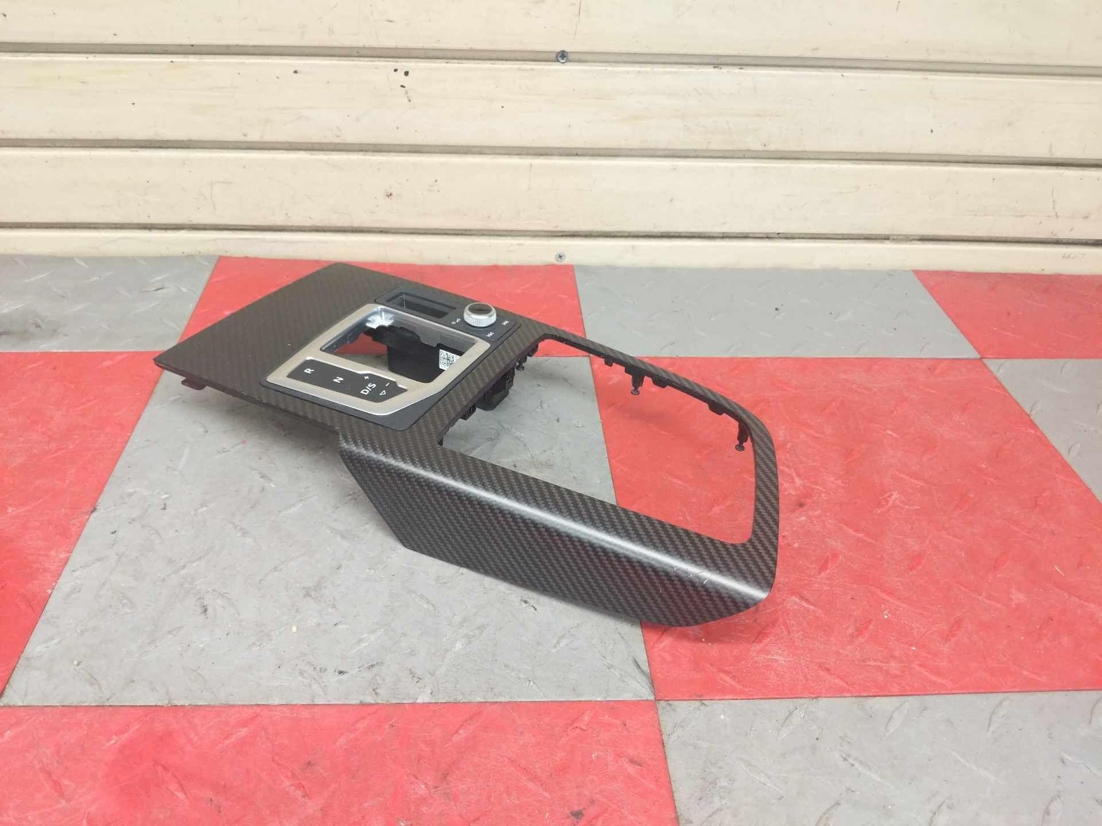 2017 Audi R8 Plus OEM Center Console Trim Carbon Fiber Insert P/ 4S1857130C