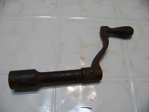 vintage metal crank handle window canopy hardware salvage parts remodel restore
