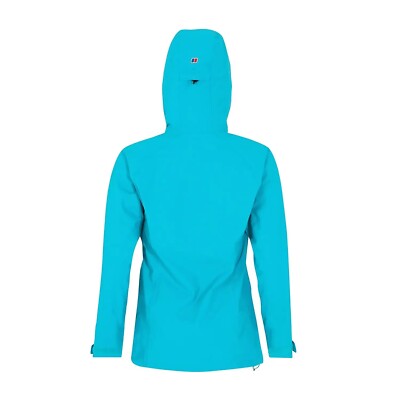 Berghaus Alluvion Women's Waterproof Shell Jacket Size 10 Blue