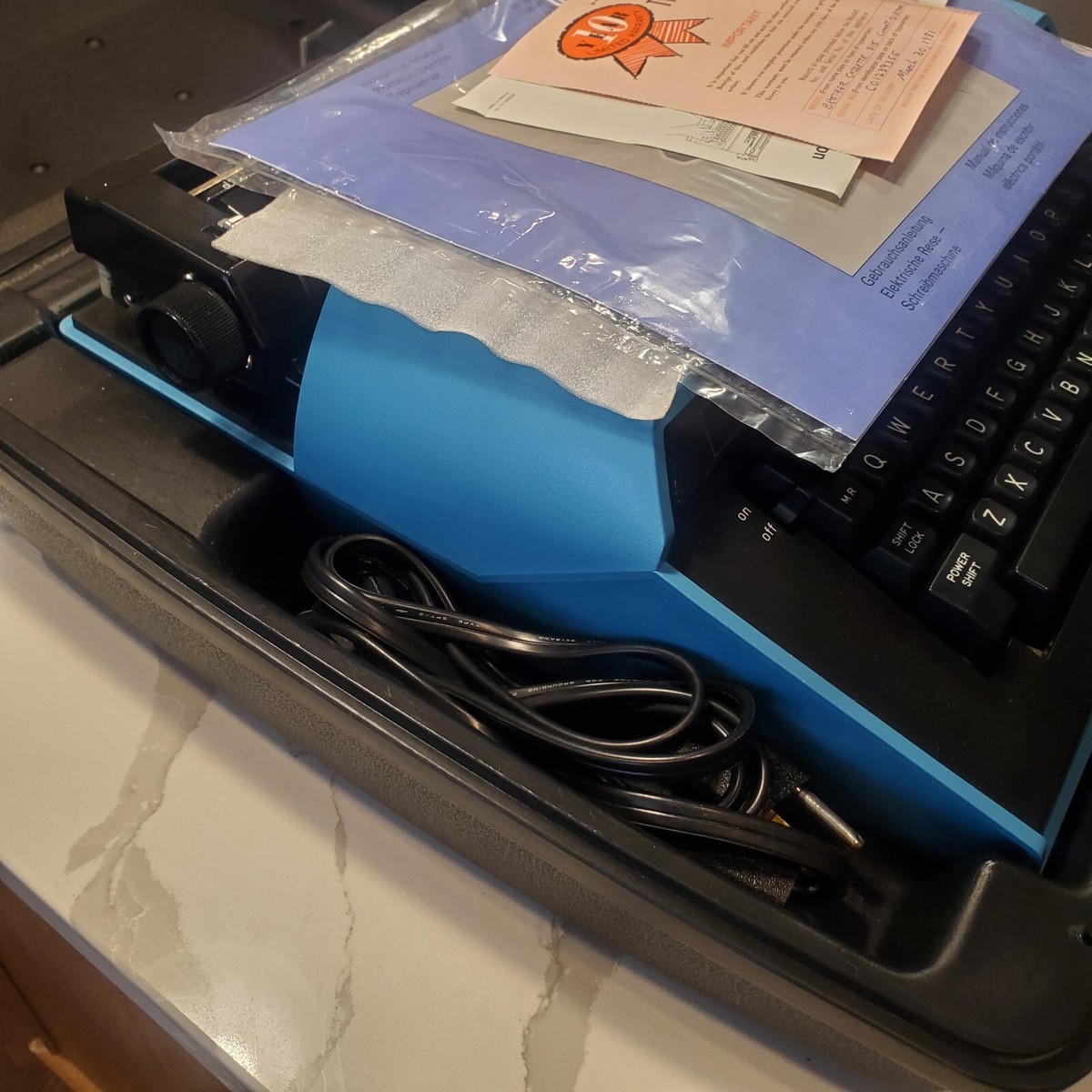 t Brother Cassette Model 815 Electric Typewriter Portable