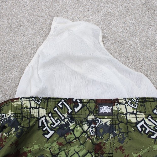 MMA Elite Shorts Mens Medium Green Lined Wrestling Y2K Wrestling w/ 9" inseam - Picture 9 of 11