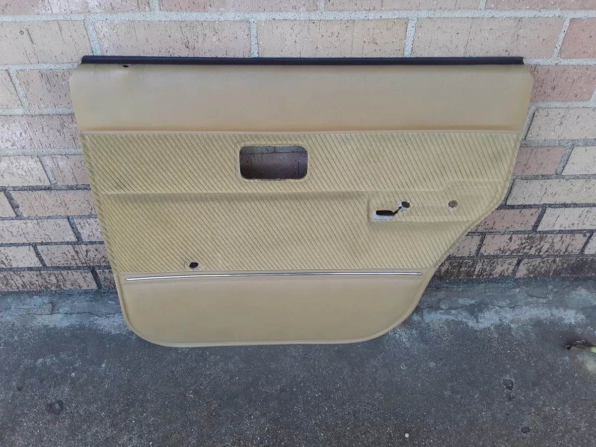 Volvo 240 Beige Rear Passenger Side Door Panel Door Card 83 88
