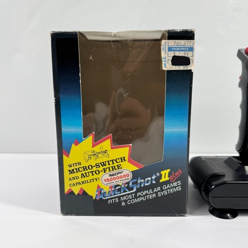 Vintage SVI-102 Quick Shot II Plus Deluxe Joystick Controller in Box - Bild 2 von 14