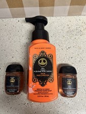 2 Jack Nightmare Before Christmas Hand Sanitizer 1 Hand Soap 3 Pc Set