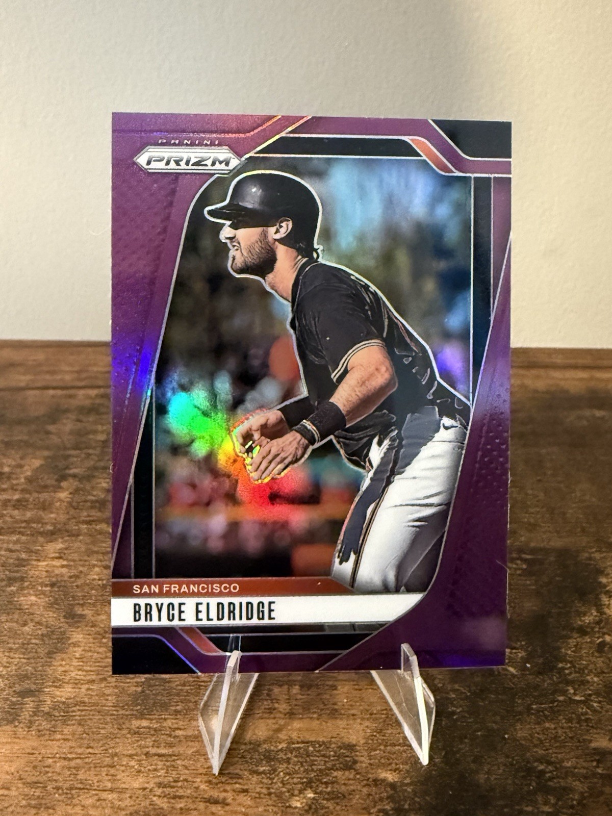 2025 Panini Prizm - Bryce Eldridge, Bryce Eldridge #37 Purple Prizm /149 (RC)