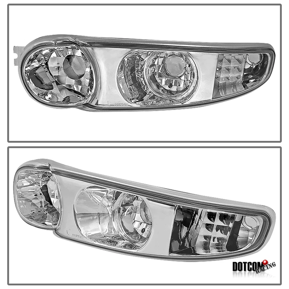 Fit 2000-2006 GMC Sierra Yukon Denali Bumper Signal Parking Lights Driving Lamps - Изображение 3 из 4