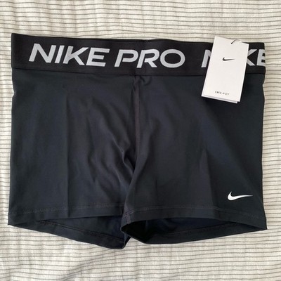 Women s Nike Pro 3''  Shorts | Mid Rise  | Black | Large | CZ9857-010
