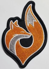 Fox Patrol unit Battletech Embroidered Patch approx 2.5x3.5"