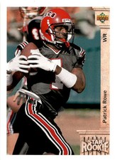 1992 Upper Deck Patrick Rowe #19 Cleveland Browns