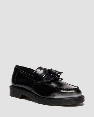 Dr Martens Adrian Tassel Arcadia Rub Off Leather Premium Loafers