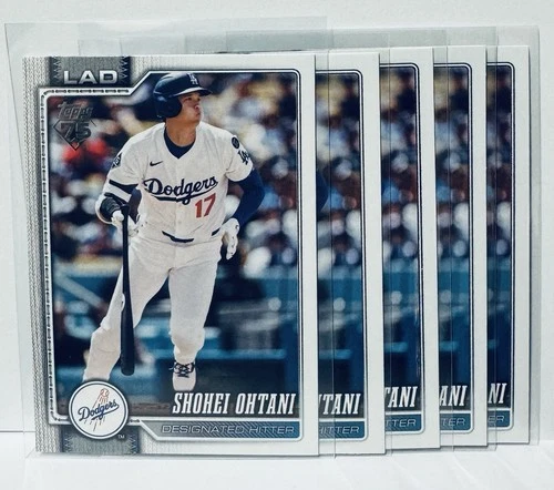 Topps 2026 Series 1 Shohei Ohtani #200 Lot 5 Cards Los Angeles Dodgers