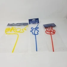 Complete Set of 3 Dutch Bros Silly Crazy Straw Merch Drop June 20th, 2025