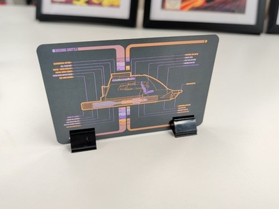 Eaglemoss - Star Trek: Shuttlecraft Set 7 Docking Shuttle Okudagram