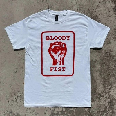 Bloody Fist t-shirt Nasenbluten Gabber Newcastle Techno