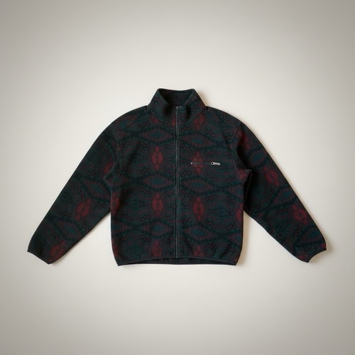 Vintage The North Face Fleece Men’s Large Aztec Tribal Full Zip 90’s - Image 1