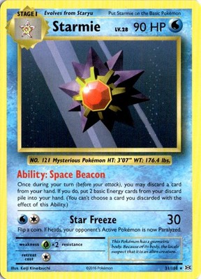 Starmie Rare XY - Evolutions 31/108 MP