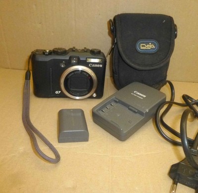 Canon PowerShot G7 PC1210 10 MP Digitalkamera   ok & gut - anschauen
