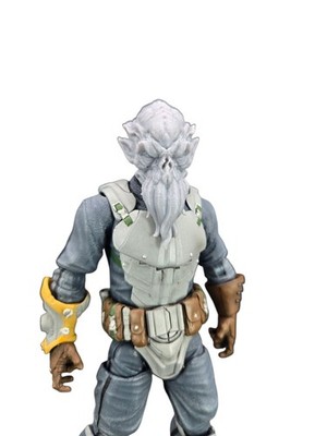 Custom 3d Printed Squid Wizard Sculpt For Mythic Legions 1/12 Scale 