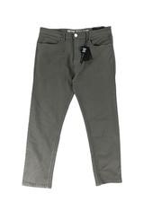 VGB Vintage Genes Black, Slim Fit Comfort French Terry Denim Jeans Men  s W36XL30