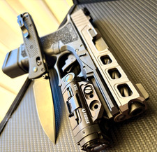 Tungsten Glock 19 Gen 3 Slide Trijicon RMR Cut Complete G19 RXM Upper FREE KNIFE