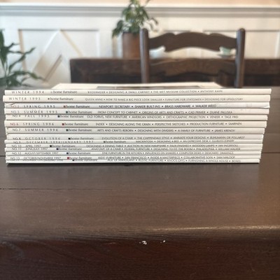 14 Fine Woodworking Home Furniture Taunton Magazines Incomplete Set 1995-1998