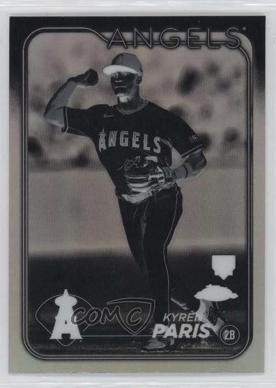 2024 Topps Chrome Negative Refractor Kyren Paris #151 1i72